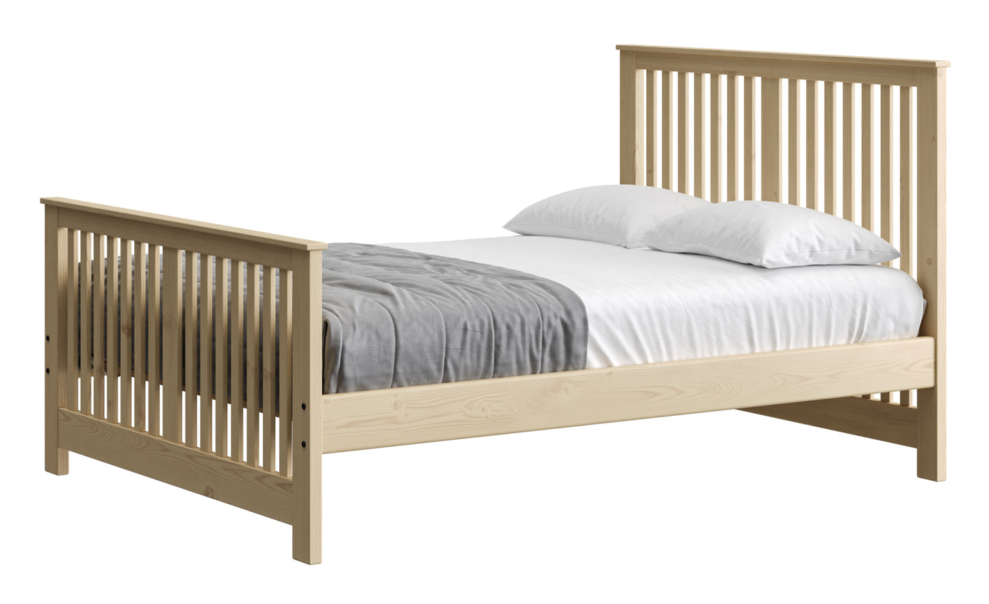 Shaker Bed 44" Headboard & 29"Footboard