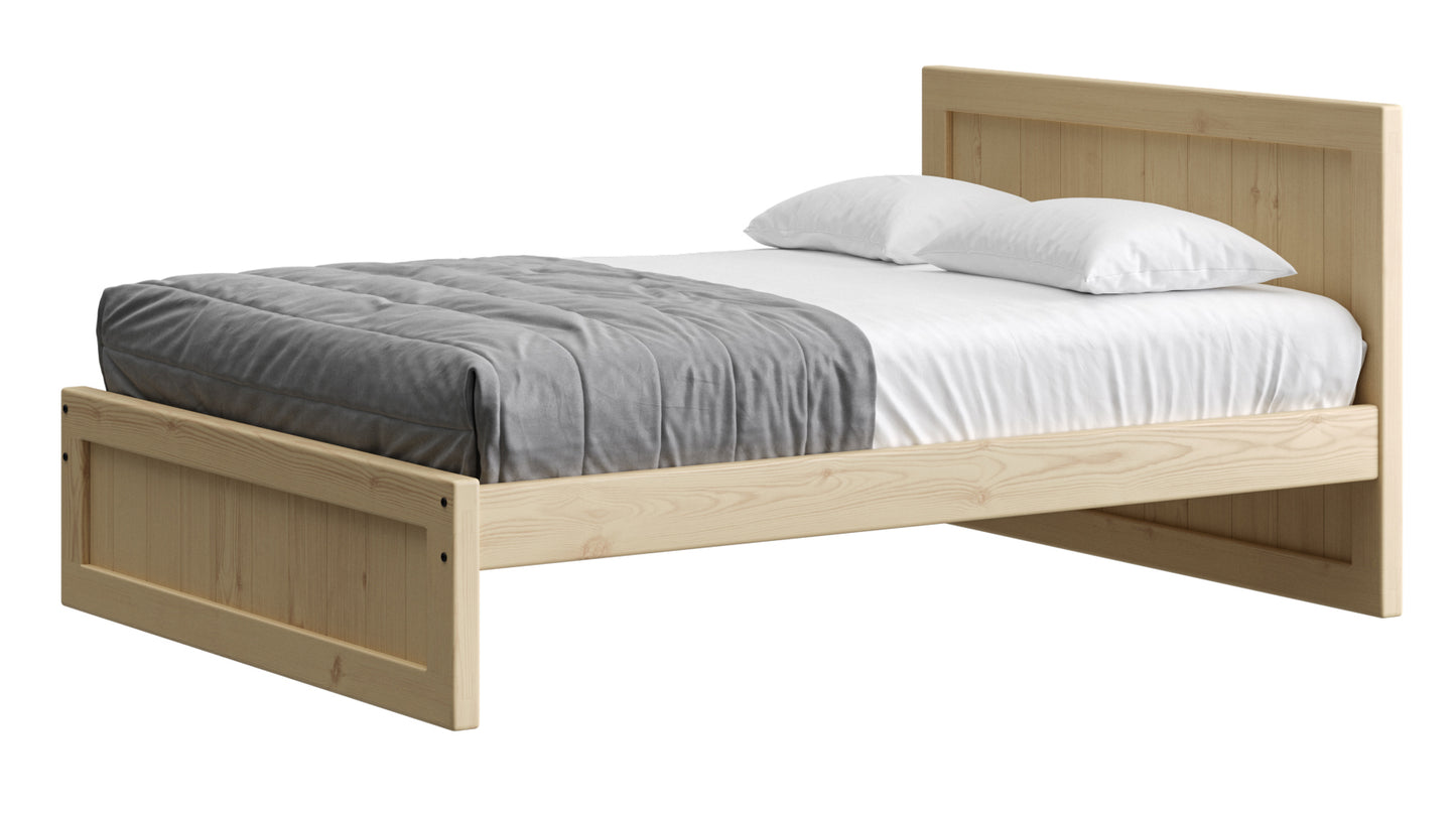 Panel Bed 37"Headboard & 16" Footboard