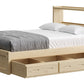 Bookcase Bed With Trundle/ Drawer