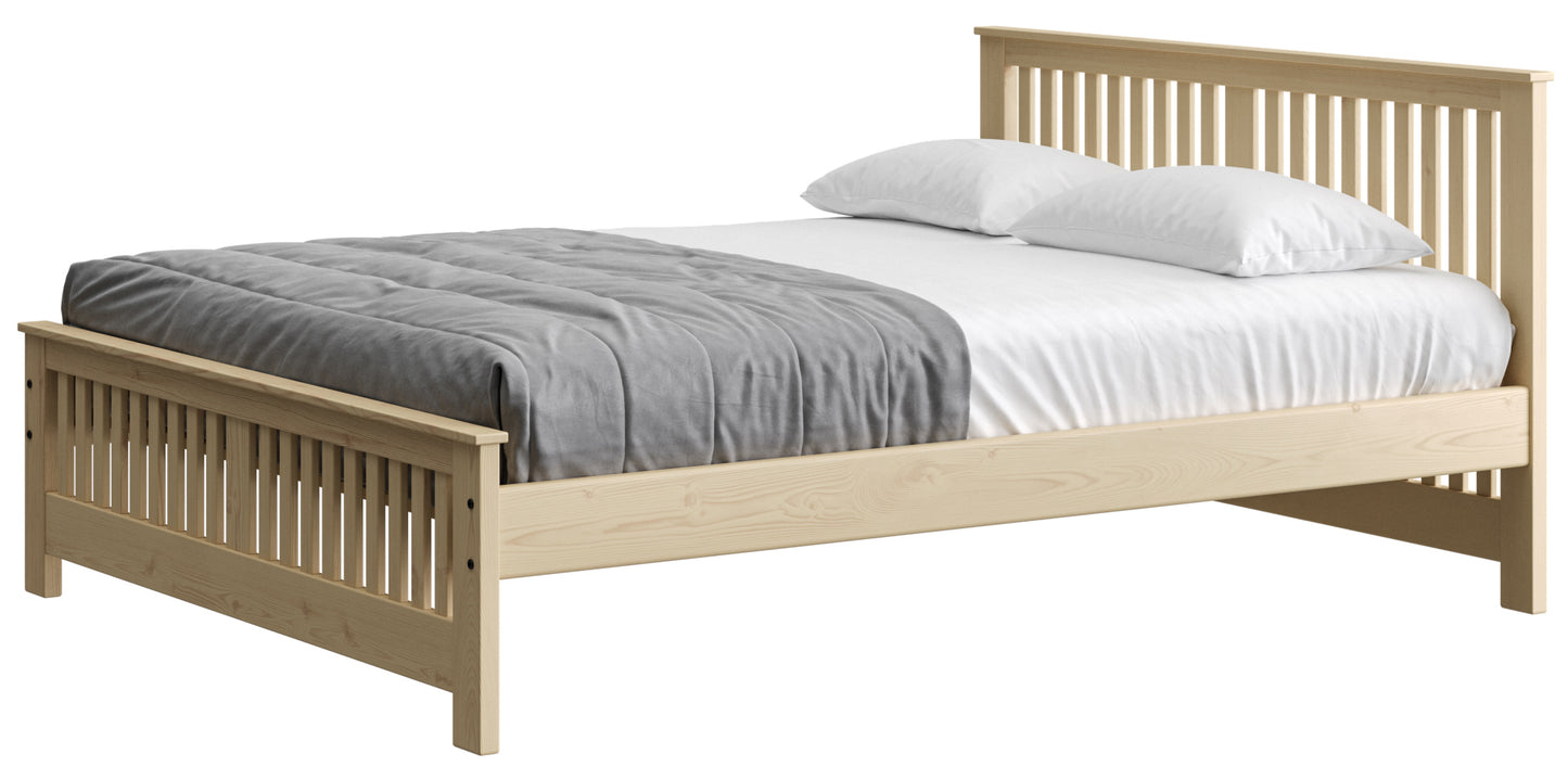 Shaker Bed 36" Headboard & 18"Footboard