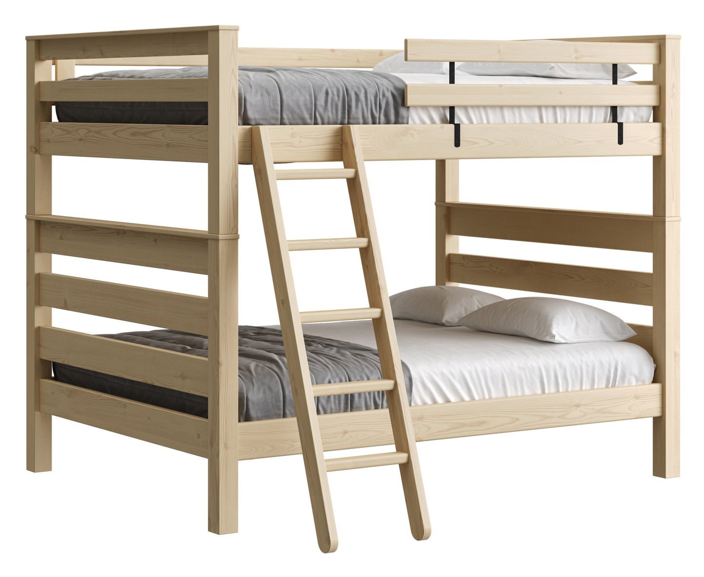 Timberframe Bunk Bed: Queen over Queen