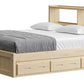 Bookcase Bed With Trundle/ Drawer