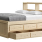 Captain’s Bookcase Bed With Double Trundle/ Drawer