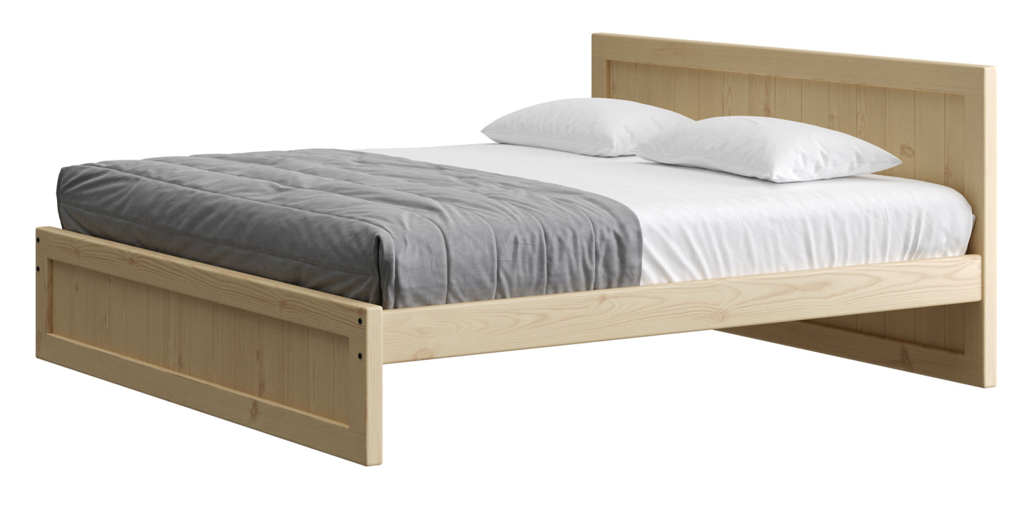 Panel Bed 37"Headboard & 16" Footboard