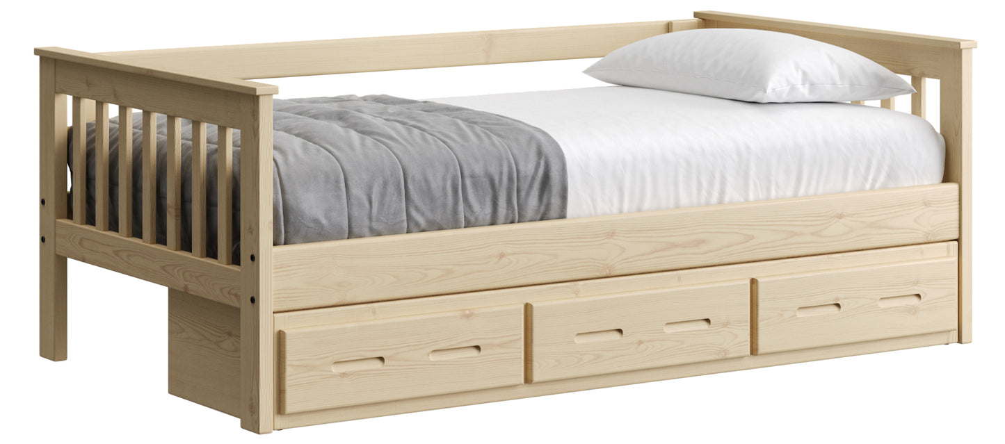 Mission Day Bed Twin W/ Drawers or Trundle