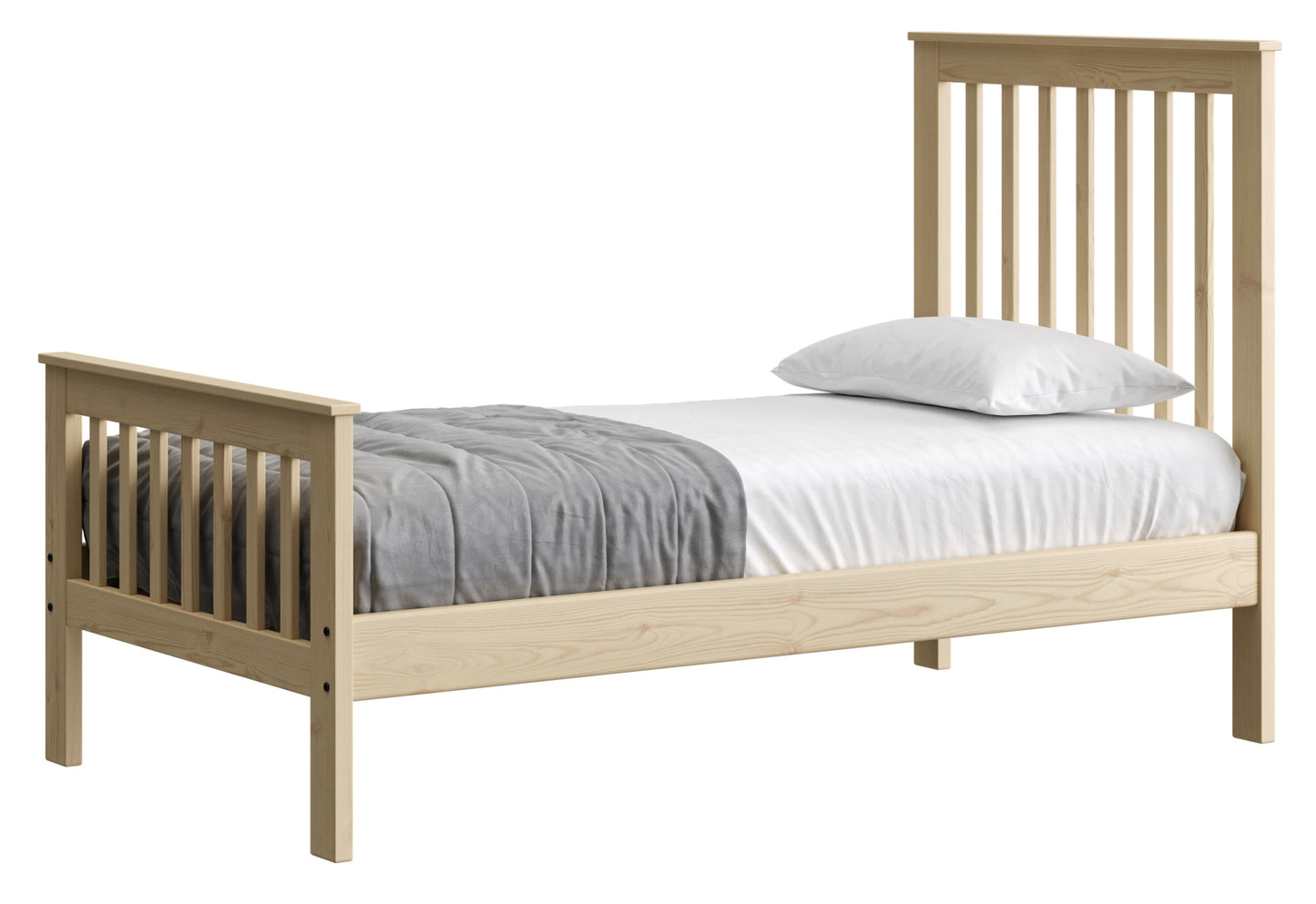 Mission Bed 44" Headboard & 29" Footboard