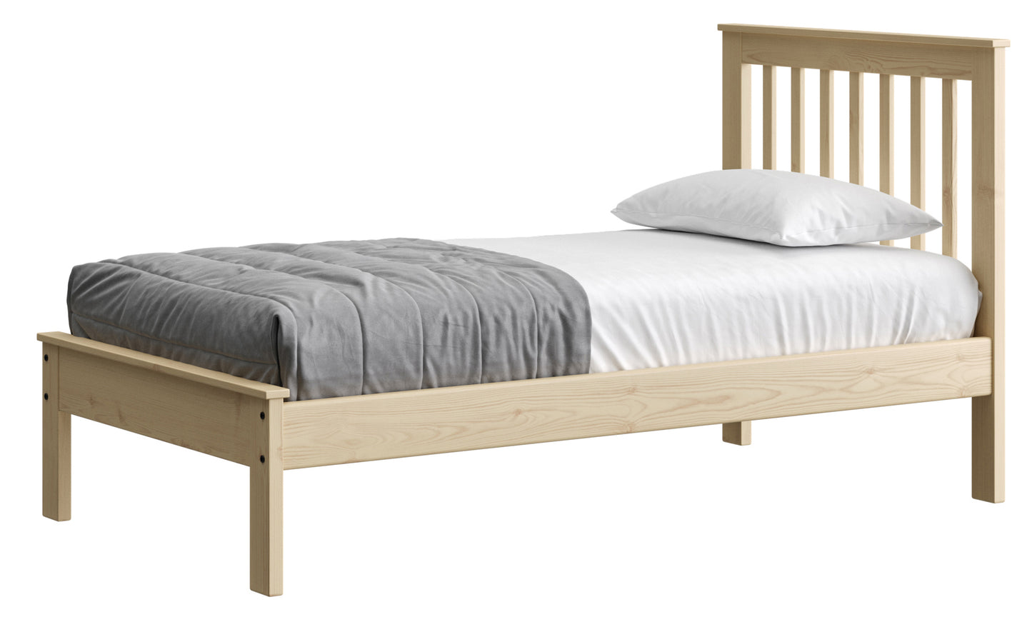 Mission Bed 36" Headboard & 17" Footboard