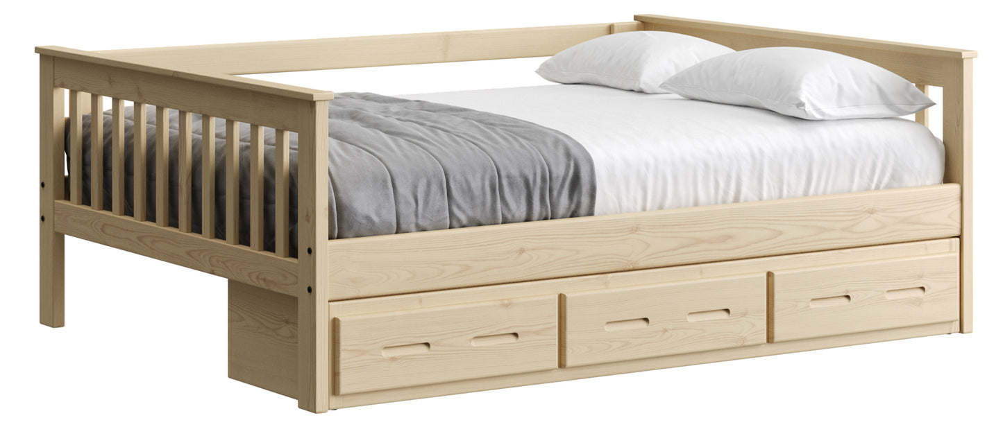 Mission Day Bed Twin W/ Drawers or Trundle