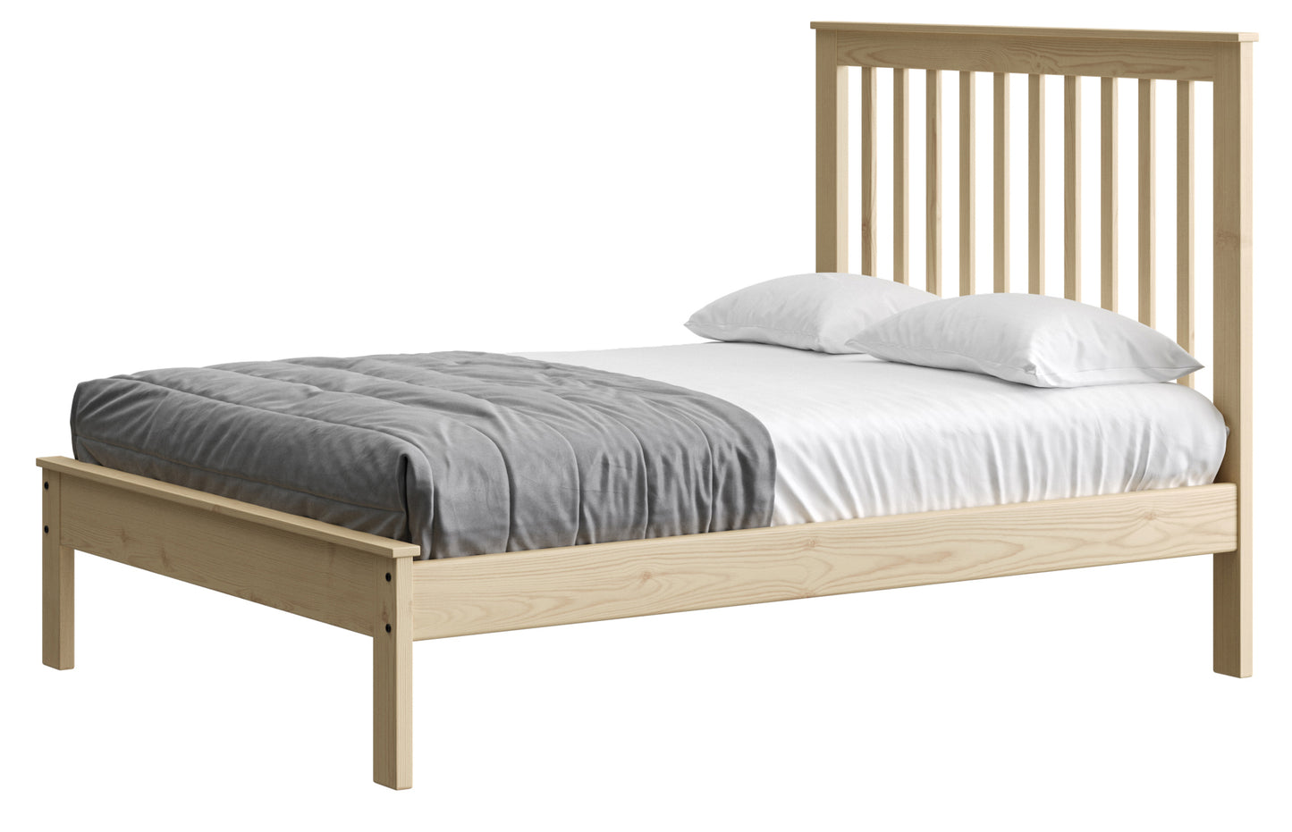 Mission Bed 44" Headboard & 17" Footboard