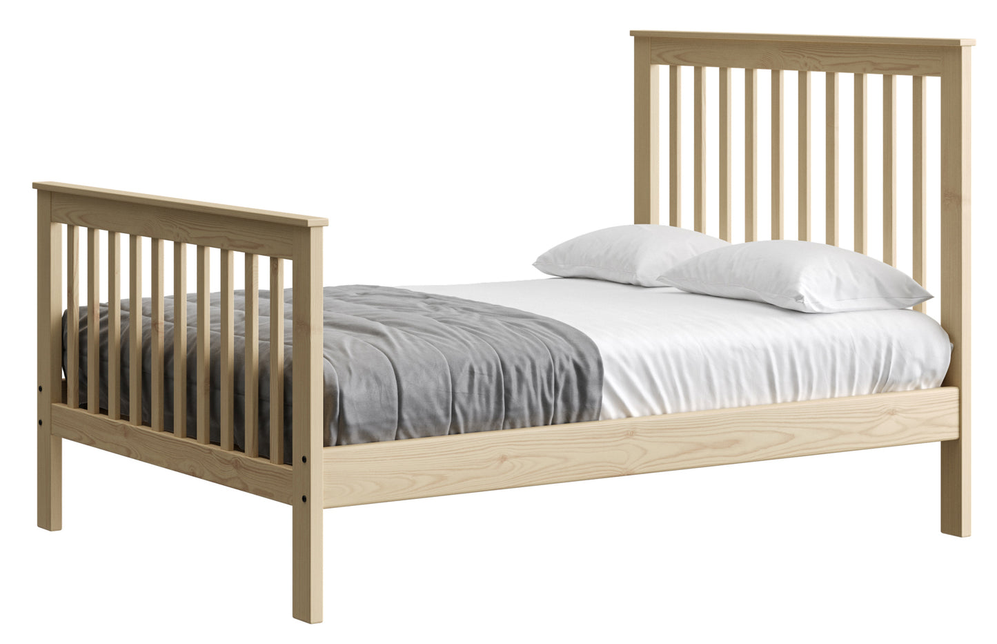 Mission Bed 44" Headboard & 29" Footboard