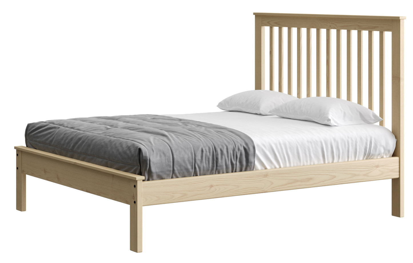 Mission Bed 44" Headboard & 17" Footboard