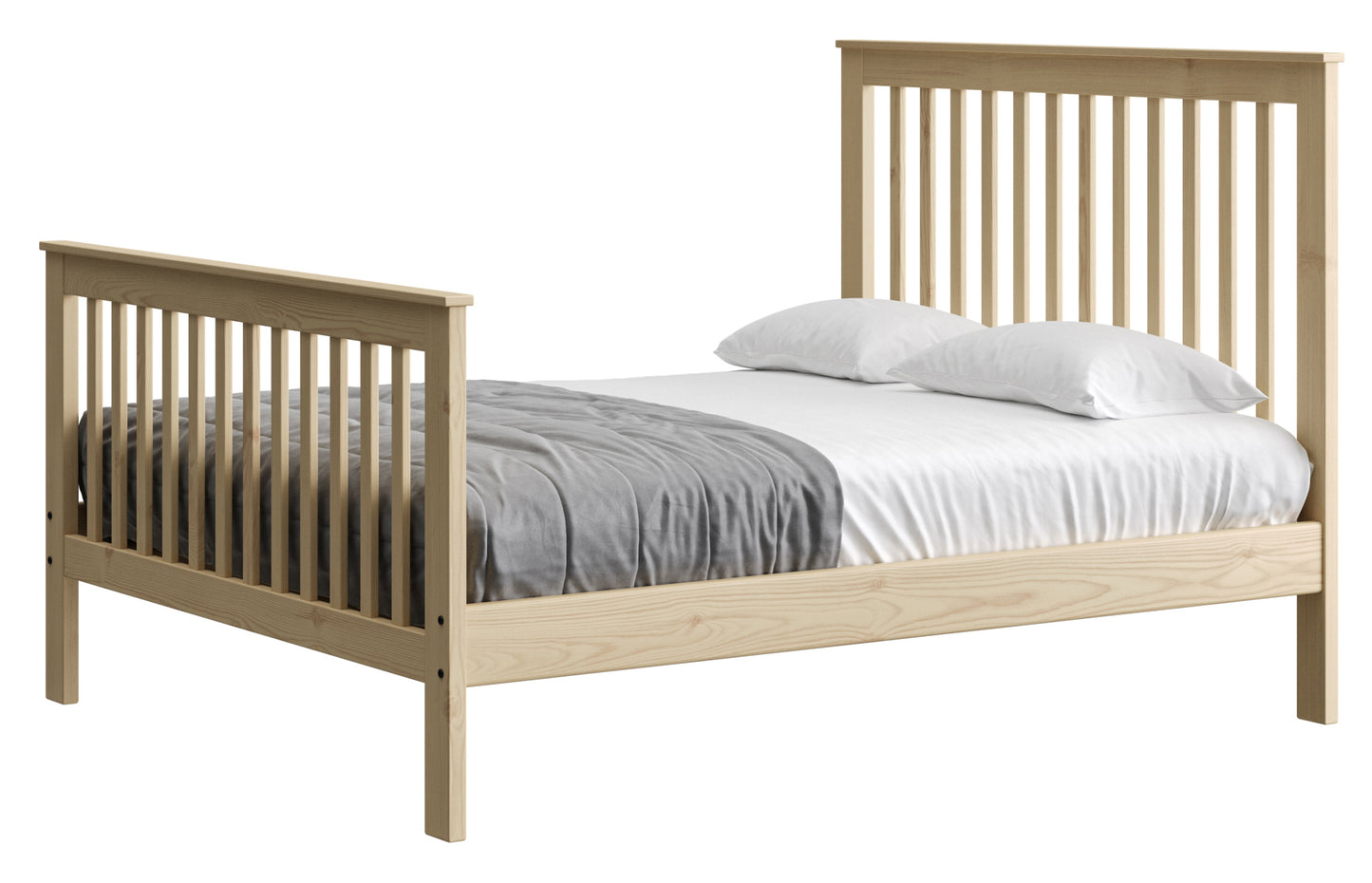 Mission Bed 44" Headboard & 29" Footboard