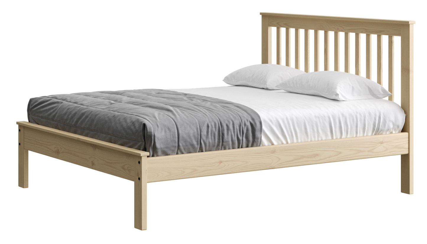 Mission Bed 36" Headboard & 17" Footboard