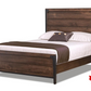 Portland Wood Panel Bed with Low Footboard