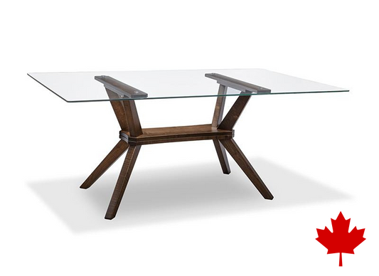 Tribeca GLASS Top Dining Table