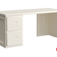 Desk with 2 Drawers - 46"W/ 58"W/ 66"W