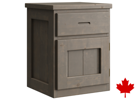 Night Table 30" w/ 1 Drawer & Door