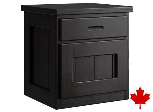 Night Table 24" w/ 1 Drawer & Door