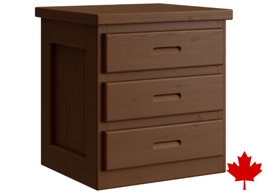 Night Table w/ 3 Drawers