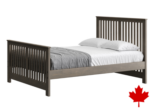 Shaker Bed 44" Headboard & 29"Footboard