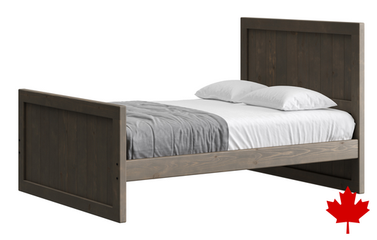 Panel Bed 48"Headboard & 29" Footboard
