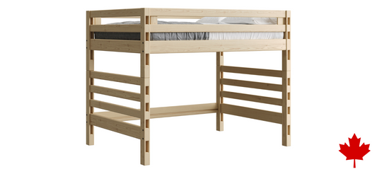 Ladder End Loft Bed - Double Size
