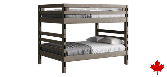Ladder End Bunk Bed - Full over Full