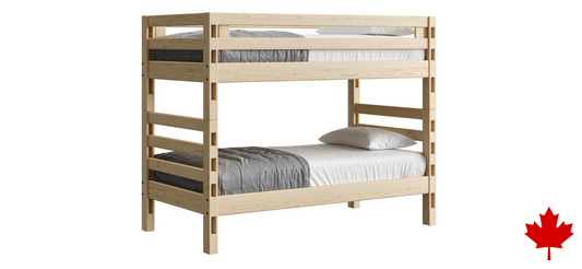 Ladder End Bunk Bed - Twin over Twin