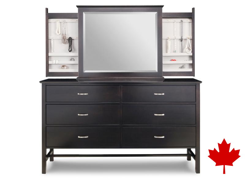 Brooklyn Deep Long Dresser & Mirror