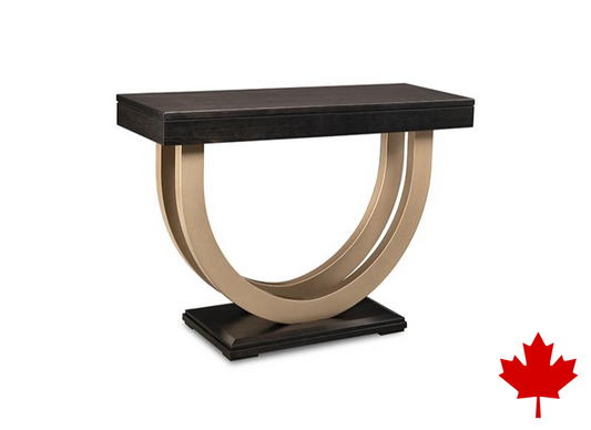 Contempo Sofa Table w/ Metal Curves