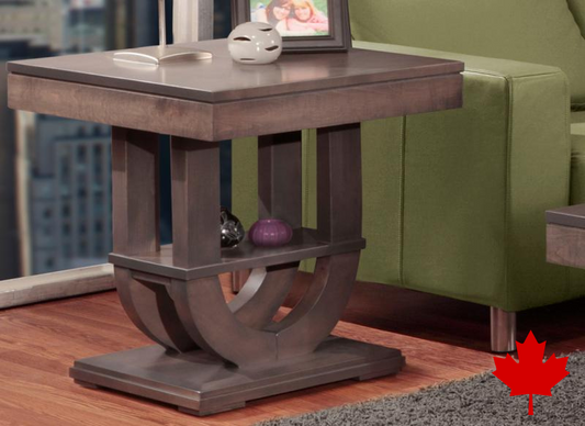 Contempo Pedestal End Table