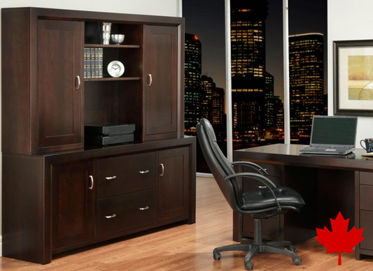 Contempo Credenza w/ Hutch