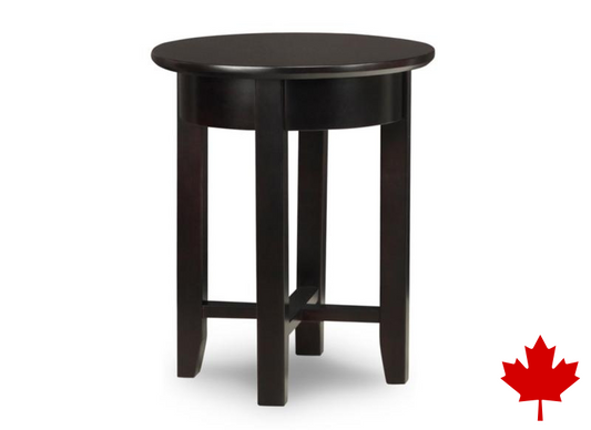 Demilune Round Chairside Table