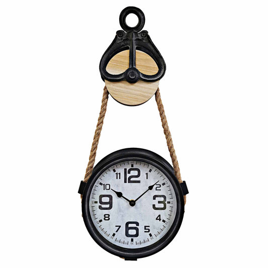 WC1975 - SMALL BOAT PULLEY WALL CLOCK