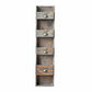 Magazine Holder Shelf, Recycled Wood