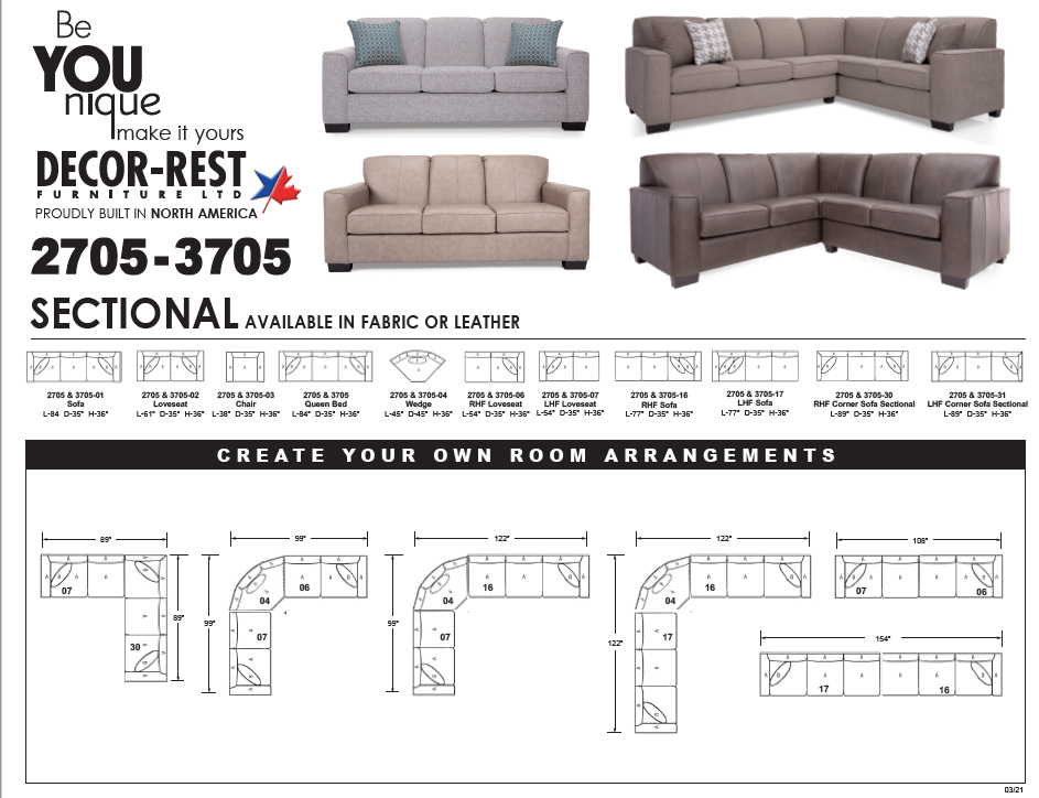 2705 Sectional