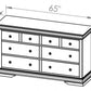 Bayshore 6 Drawer Dresser
