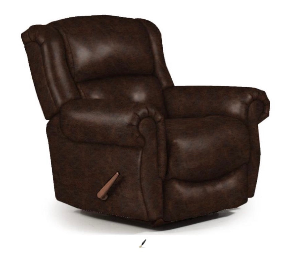 8NP74LU - Terrill Leather Power Recliner – Blue Barn Furnishings