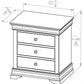 Louis Rustique 3 Drawer Night Table