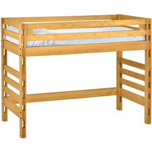 Crate Design Ladder End Loft Bed - Queen Size