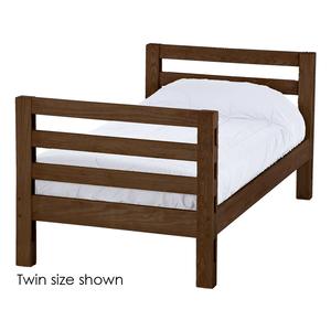 Crate Design Ladder End Lower Bunk Bed - Twin Size