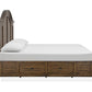 Bay Creek Complete Arched Bed With Storage Rails