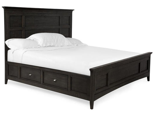 Westley Falls Complete Panel Bed with Storage Rails