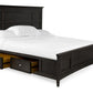 Westley Falls Complete Panel Bed with Storage Rails