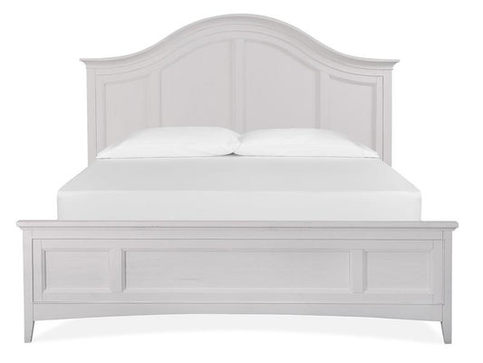 Heron Cove Complete Arched Bed With Storage Rails