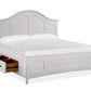 Heron Cove Complete Arched Bed With Storage Rails