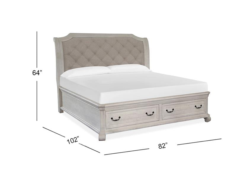 Bronwyn Complete Panel Bed With Storage