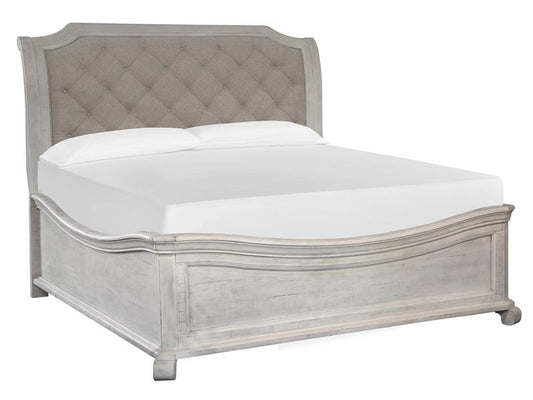 Bronwyn Complete Sleigh Bed w/Shaped Footboard