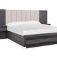 Wentworth Village Complete Wall Upholstered Bed w/Storage FB
