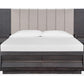 Wentworth Village Complete Wall Upholstered Bed w/Storage FB
